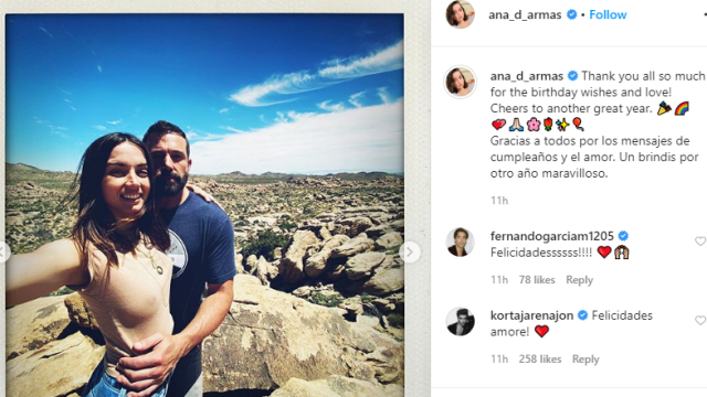 Ana de Armas, Ben Affleck are Instagram official as they celebrate the  actress' 32nd birthday