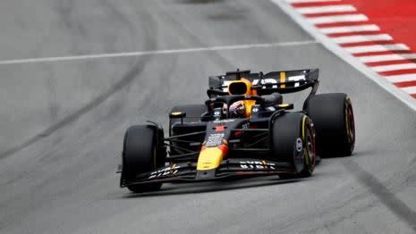 維斯塔潘（Max Verstappen）於巴塞隆納加泰隆尼亞賽道舉行的F1 2024西班牙大獎賽中再次奪冠。（圖／Red Bull提供）