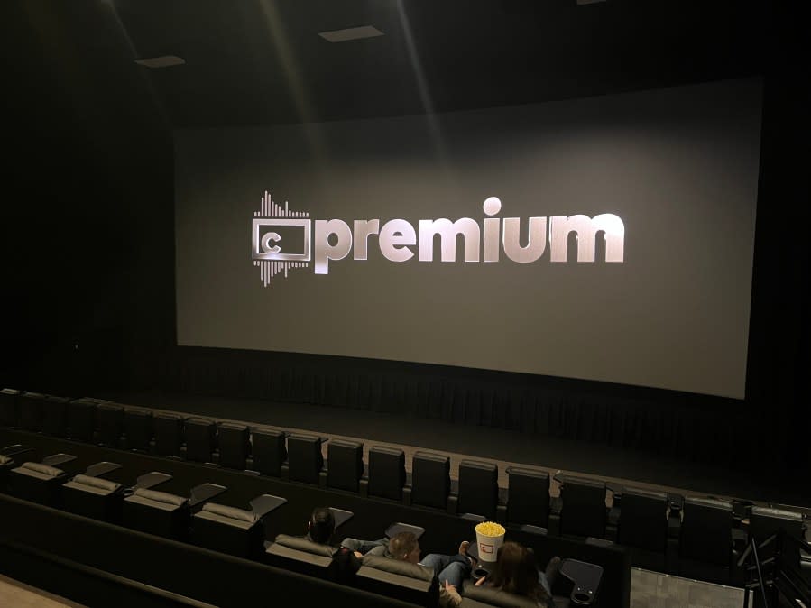 Inside C Premium at Celebration Cinema Grand Rapids South. (Feb. 28, 2024)