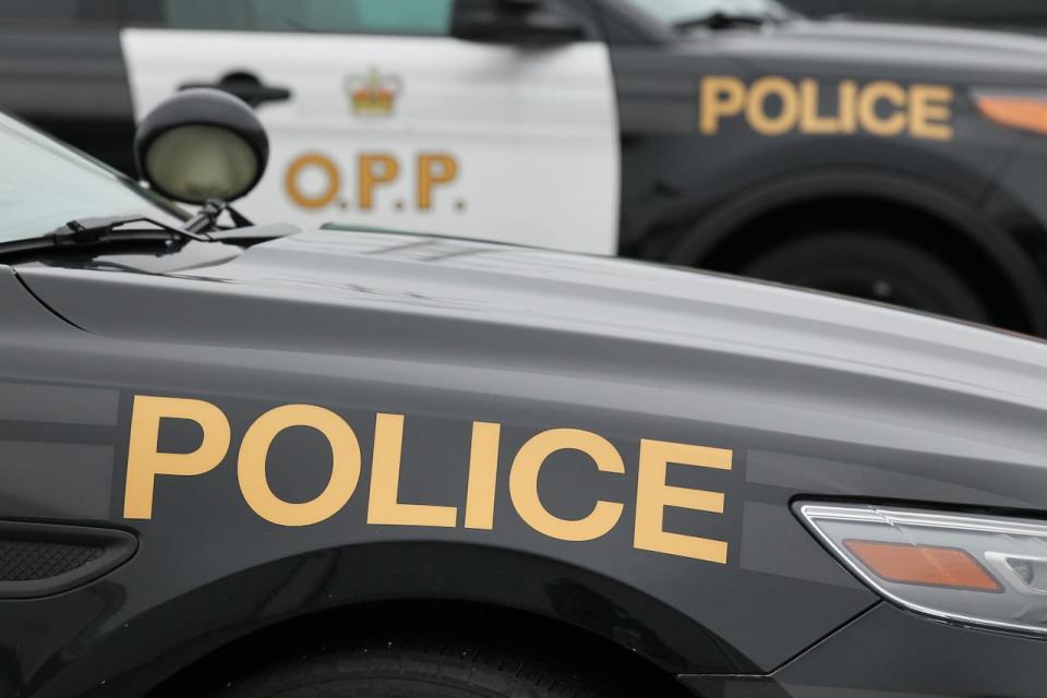 Ontario Provincial Police have closed Highway 400 southbound at Finch Avenue for their investigation. (CBC - image credit)