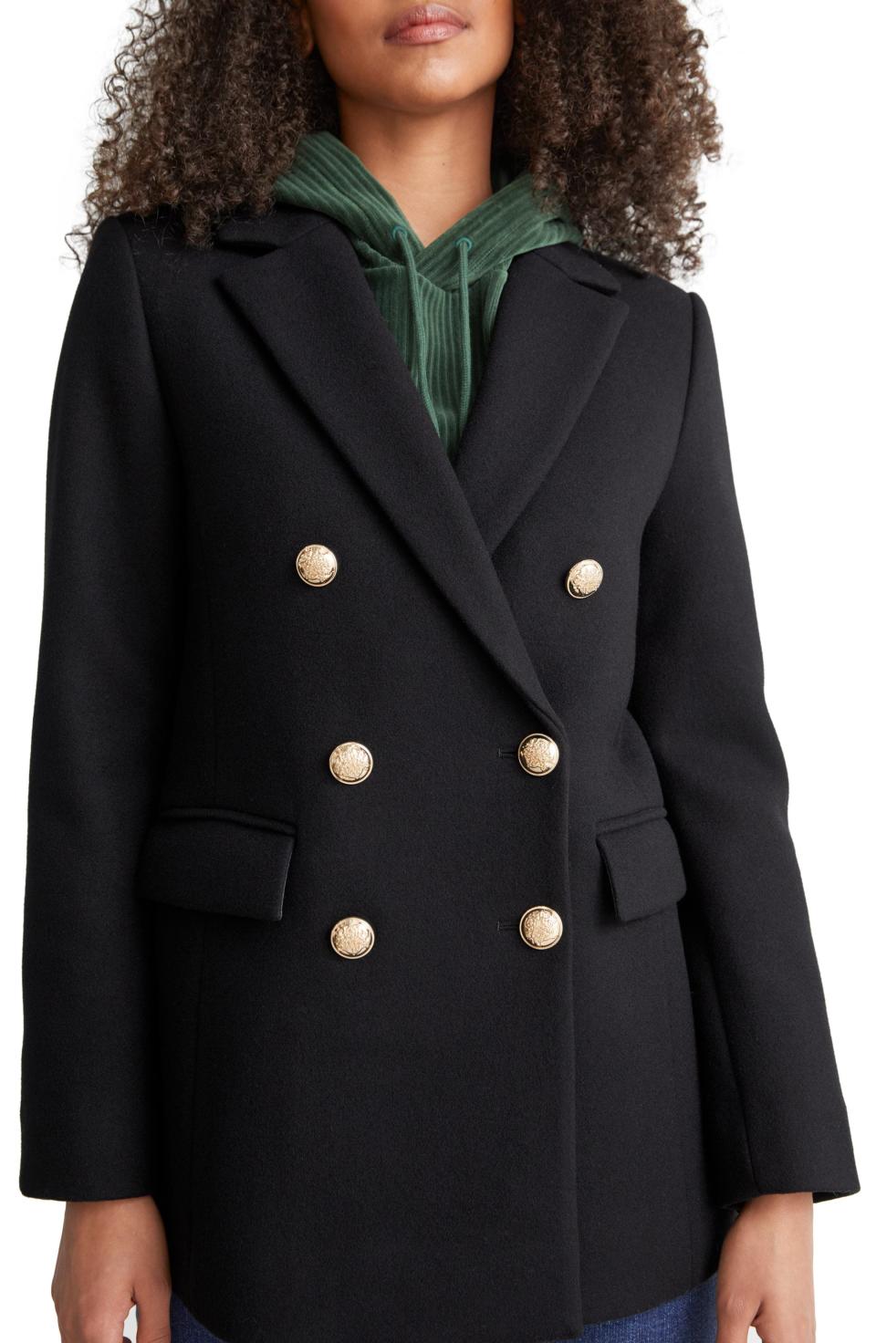 11) Recycled Wool Blend Coat