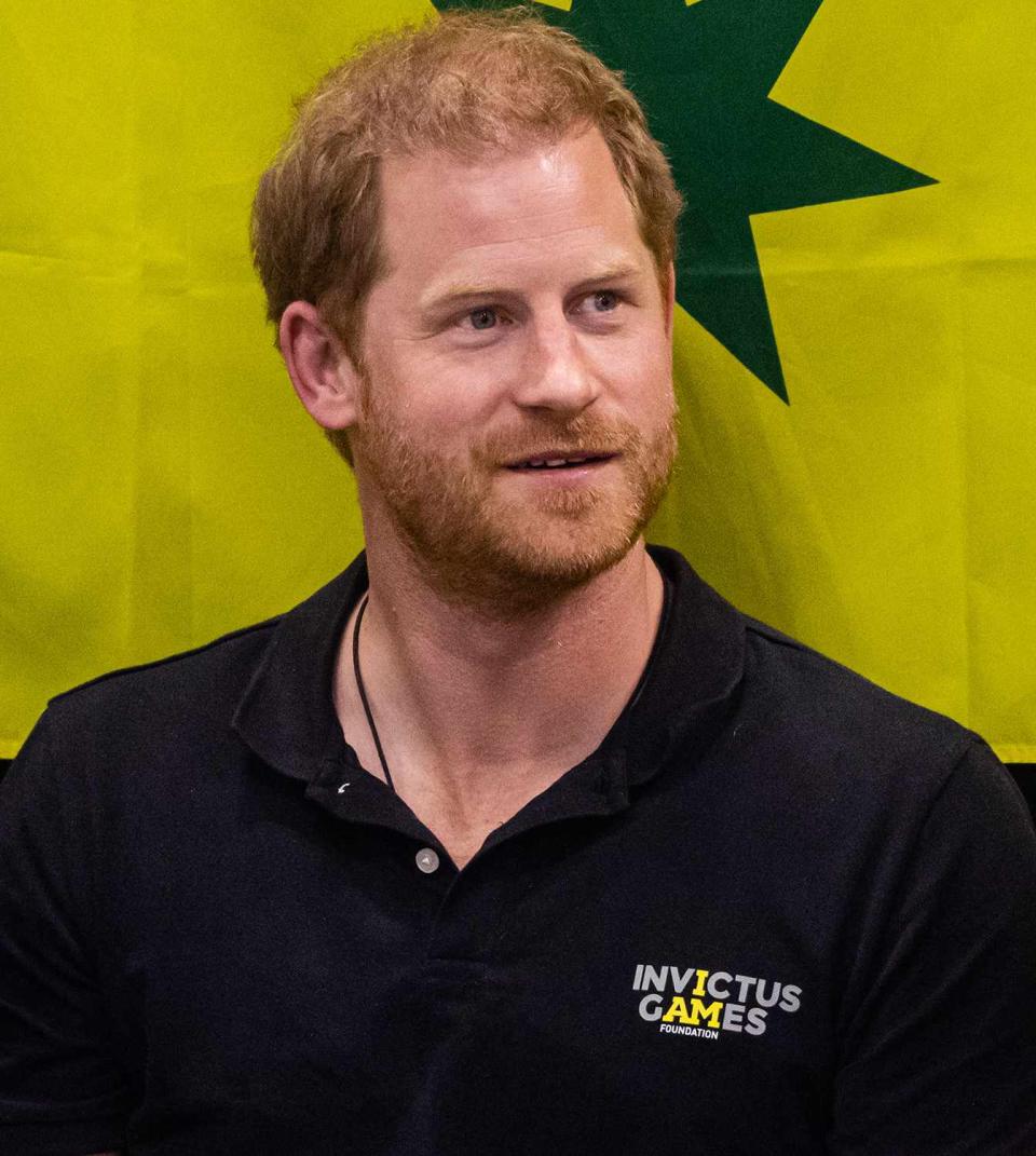 Prince Harry, Duke of Sussex attends the swimming competition during day four of the Invictus Games The Hague 2020 at Zuiderpark on April 19, 2022 in The Hague, Netherlands.