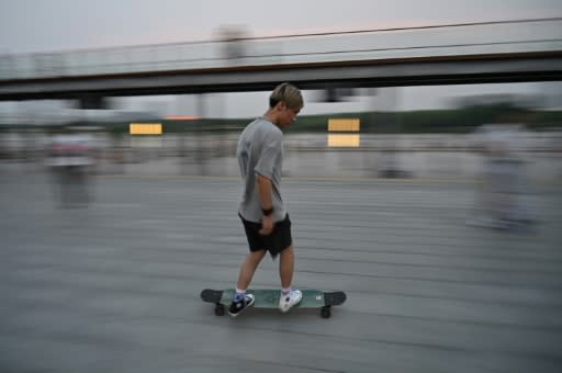 Skateboarders say they often face opposition in Shanghai