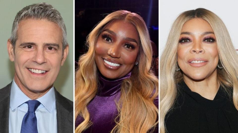 Andy Cohen, Nene Leakes, Wendy Williams (Photo credit: Getty Images)