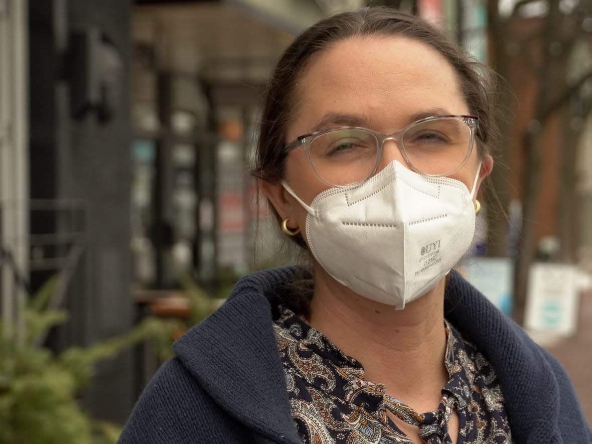 Maggie von zur-Muehlen, co-owner of the Brassica restaurant in Westboro, says concerns about transmission among in-person diners and the climbing case counts in Ottawa led to the decision to only offer take out this New Year's Eve.  (Olivier Periard/CBC - image credit)