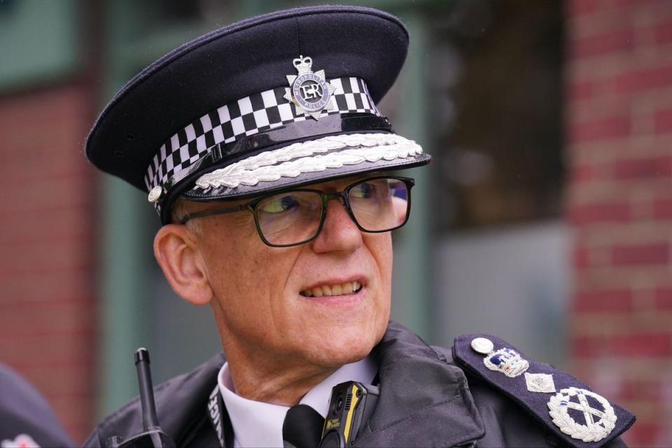 Metropolitan Police Commissioner Sir Mark Rowley (PA)