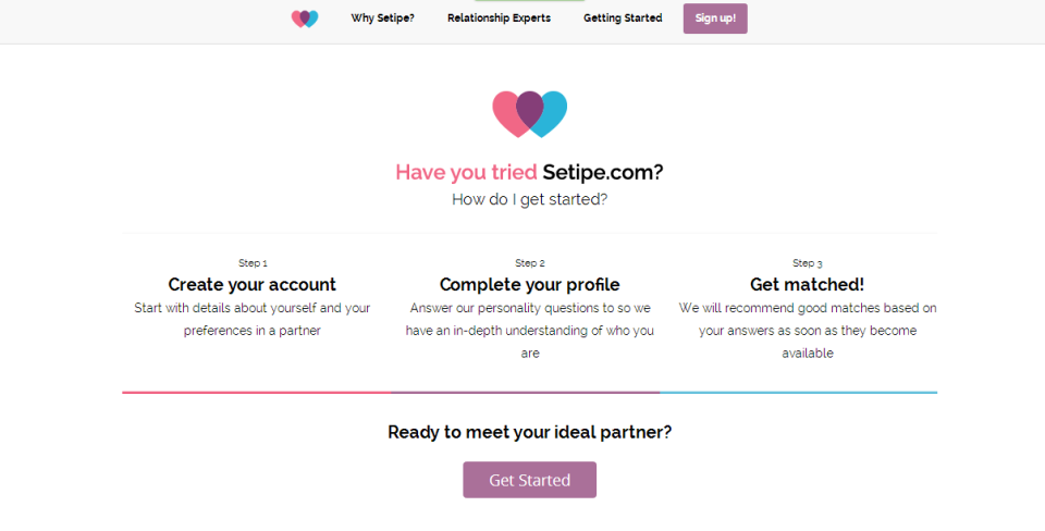 Screenshot of Setipe.com