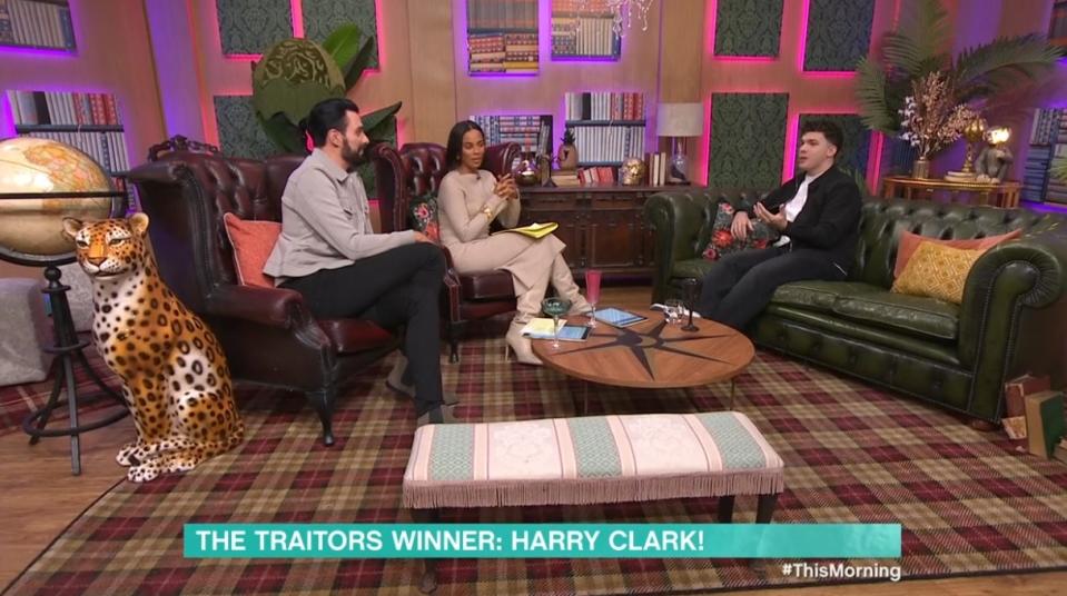 Winner of Traitors Harry on This Morning