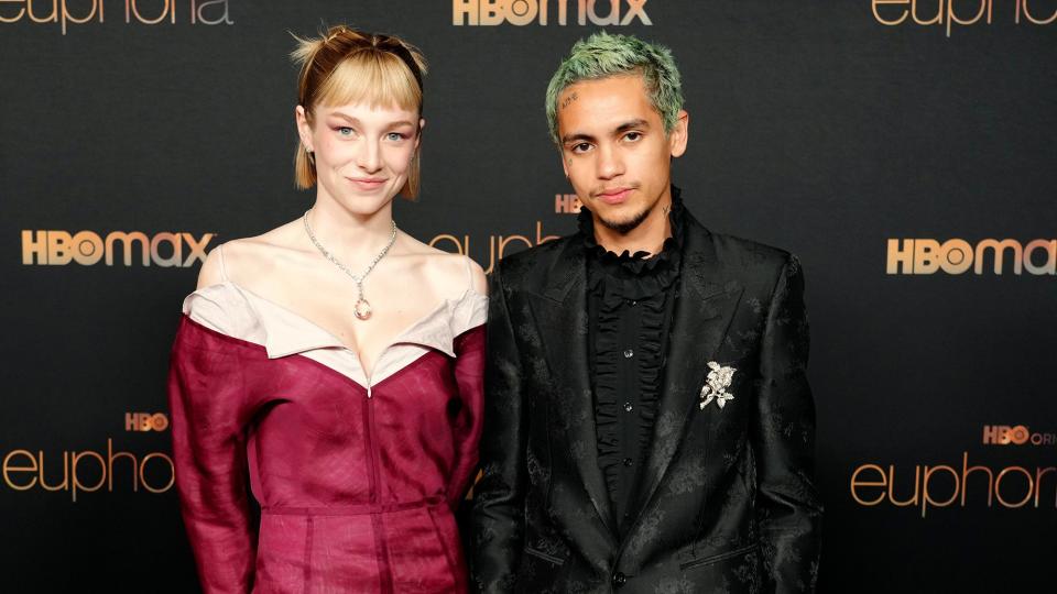 Hunter Schafer and Dominic Fike