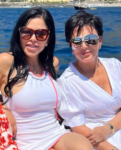 <p>Kris Jenner/Instagram</p> Lauren Sánchez and Kris Jenner