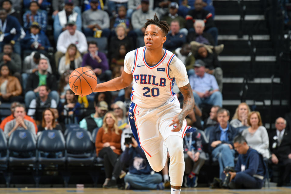 Markelle Fultz is out indefinitely after being diagnosed with a nerve disorder. (Getty)