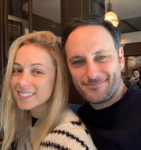 Iliza Shlesinger Instagram Comedian Iliza Shlesinger and chef Noah Galuten pose for a selfie together.