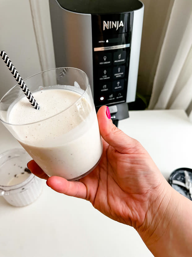 Dairy-free Vanilla Chocolate Chip Milkshake<p>Courtesy of Jessica Wrubel</p>