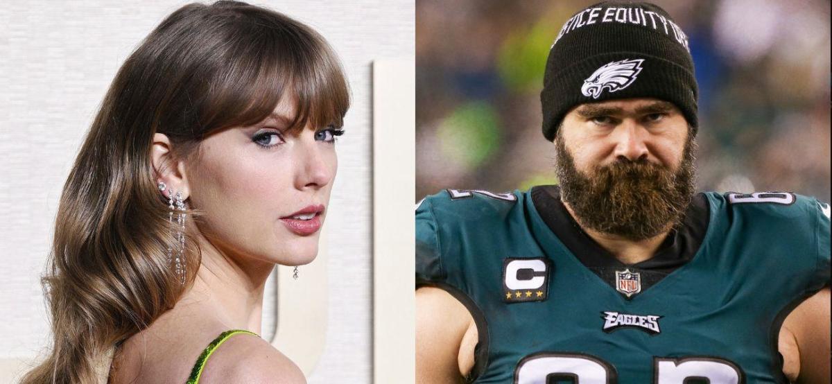 Image for article Taylor Swift May Not Be Getting Along With Jason & Kylie Kelce  Yahoo Entertainment