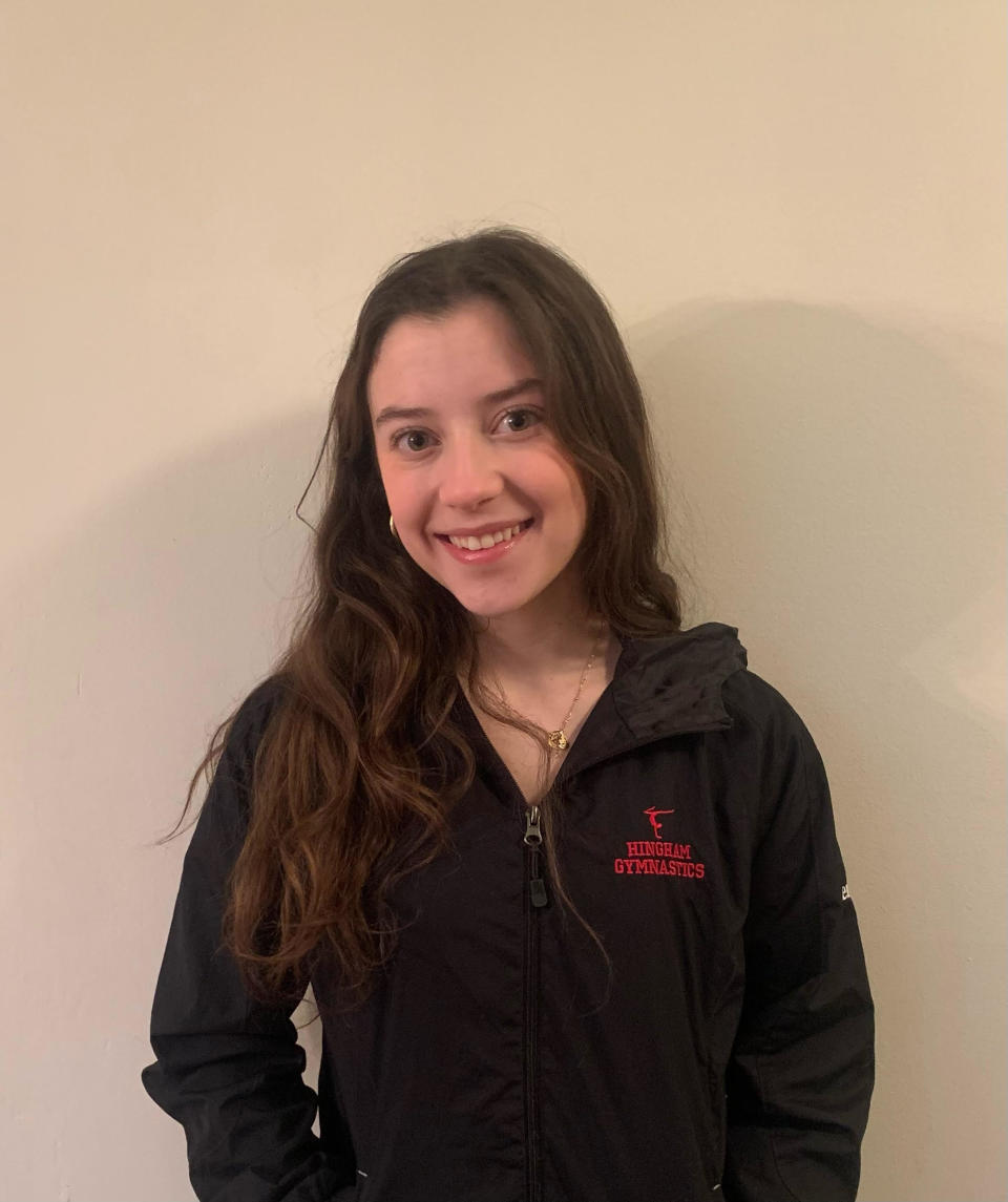 Hingham's Elizabeth Schembri was selected to The Patriot Ledger/Enterprise's gymnastics All-Scholastic team for the 2023-24 season.