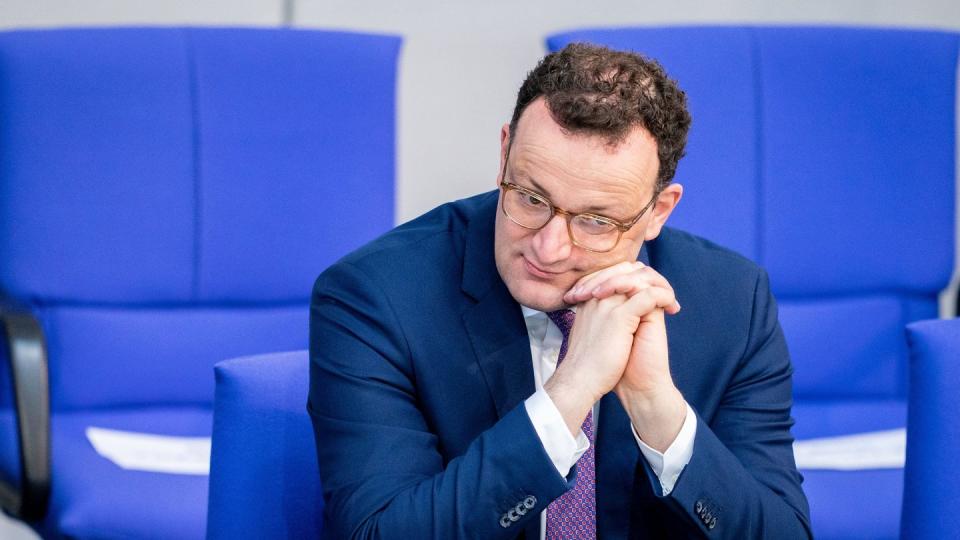 Bundesgesundheitsminister Jens Spahn am Donnerstag während einer Sitzung im Bundestag.