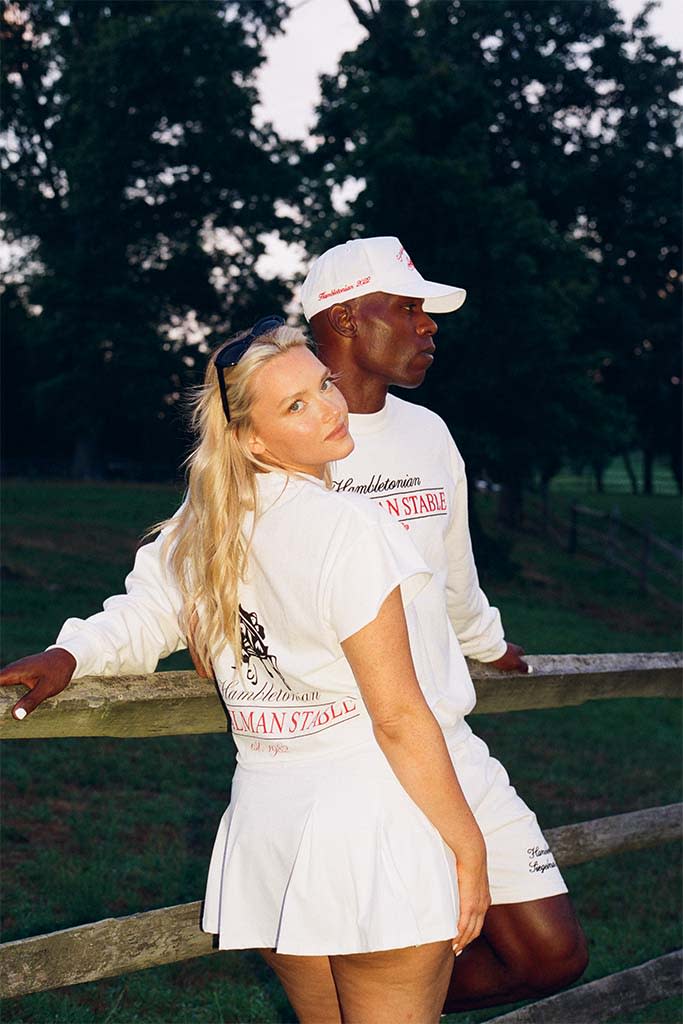 Camille Kostek debuts Siegelman Stable’s newest collection in collaboration with the 2022 Hambletonian.