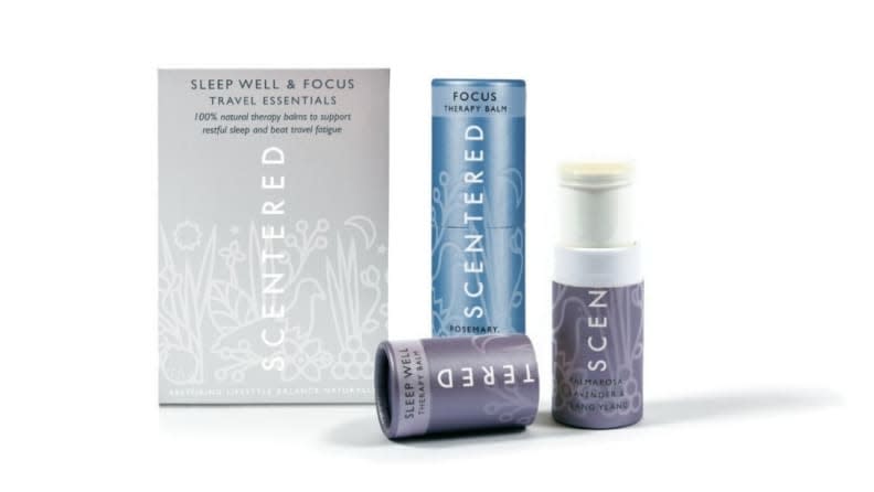 Aromatherapy balms help me regulate my sleep and stay focused.