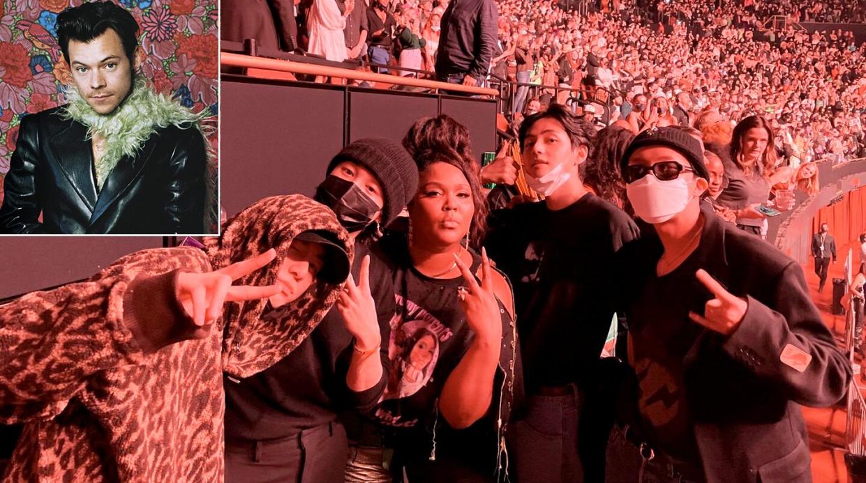 BTS and Lizzo Attended Harry Styles Concert