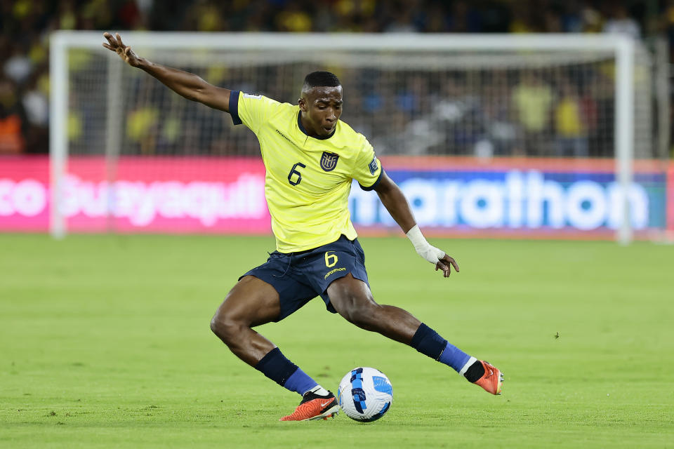 Moisés Caicedo es la principal figura de Ecuador para la Copa América 2024. Caicedo es la transacción más cara en la historia de la Premier League. (Foto: Franklin Jacome/Getty Images)