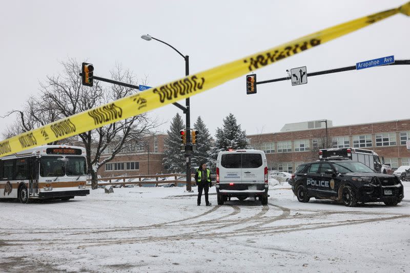 Police responded to an unconfirmed report of an active shooter in Boulder