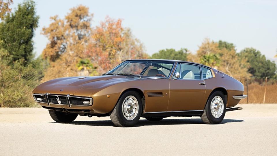 This 1970 Maserati Ghibli is similar to the model in question.
