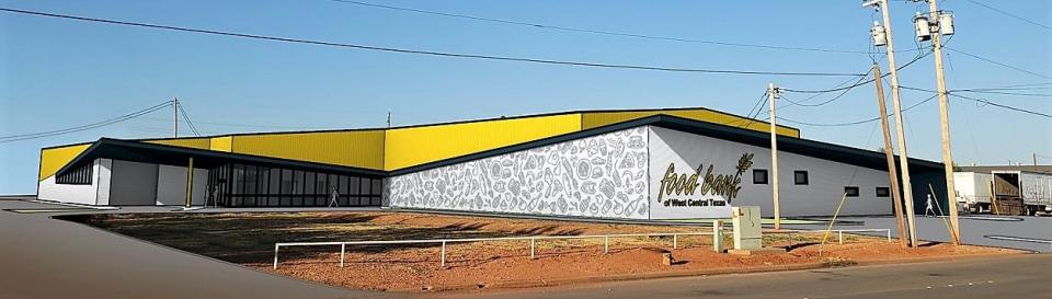 The $4 million fundraising effort for Food Bank of West Central Texas includes an exterior facelift that make the nonprofit's name more visible and less of a warehouse look.