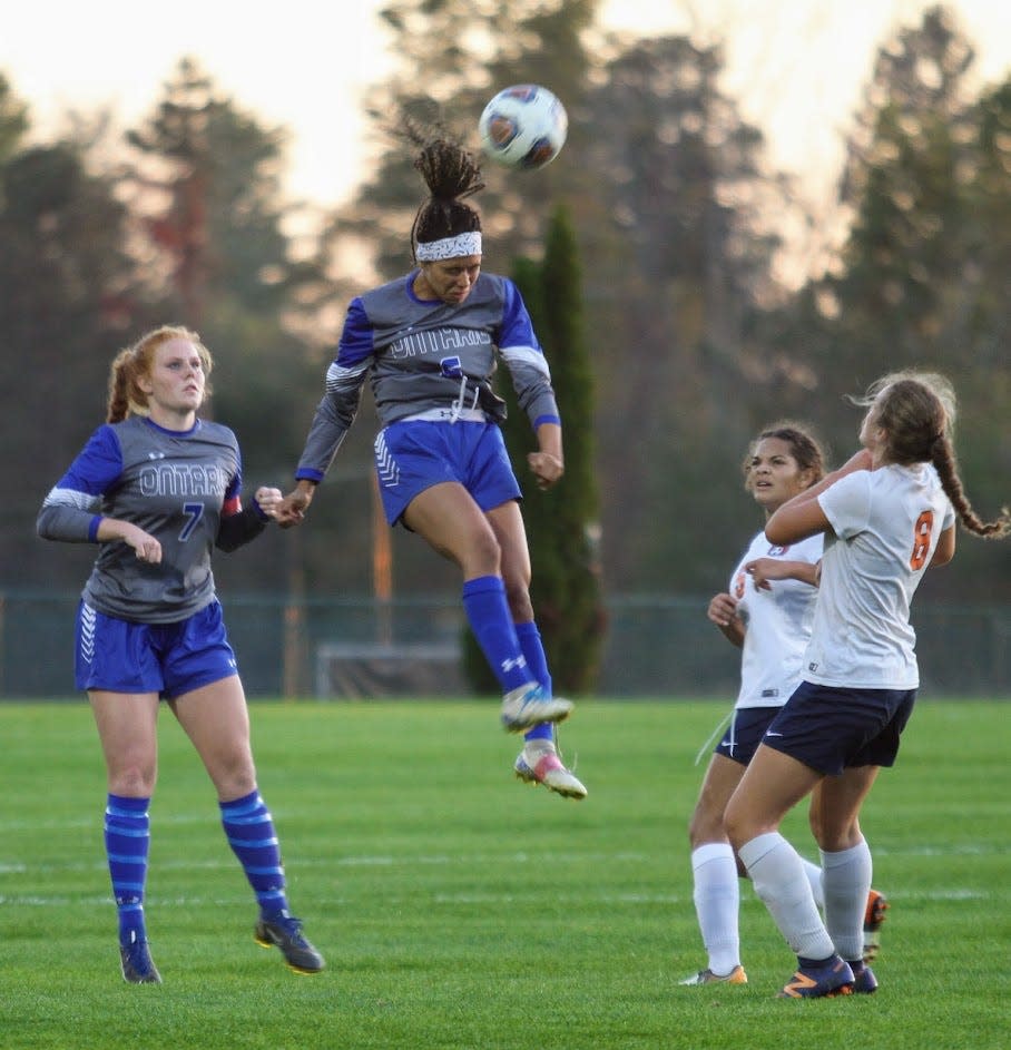 Ontario's Kyla Spencer is one of the top girls soccer players in Ohio.