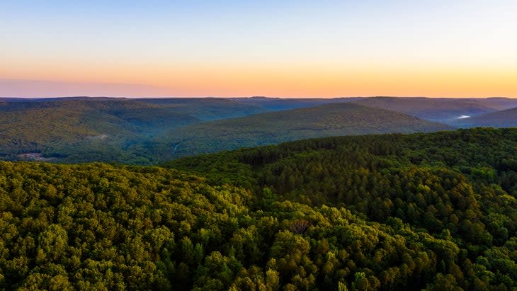 <span class="article__caption">The Boston Mountains in the Ozarks</span> (Photo: Paul Knightly/Getty)