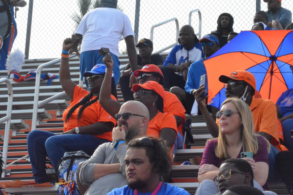 Savannah State fans take in Saturday's homecoming game against Virginia University-Lynchburg.