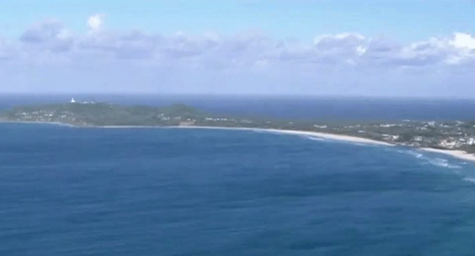 Emergency crews were called to Manfred Street, Byron Bay, at about 6.40am on Sunday. Photo: 7 News