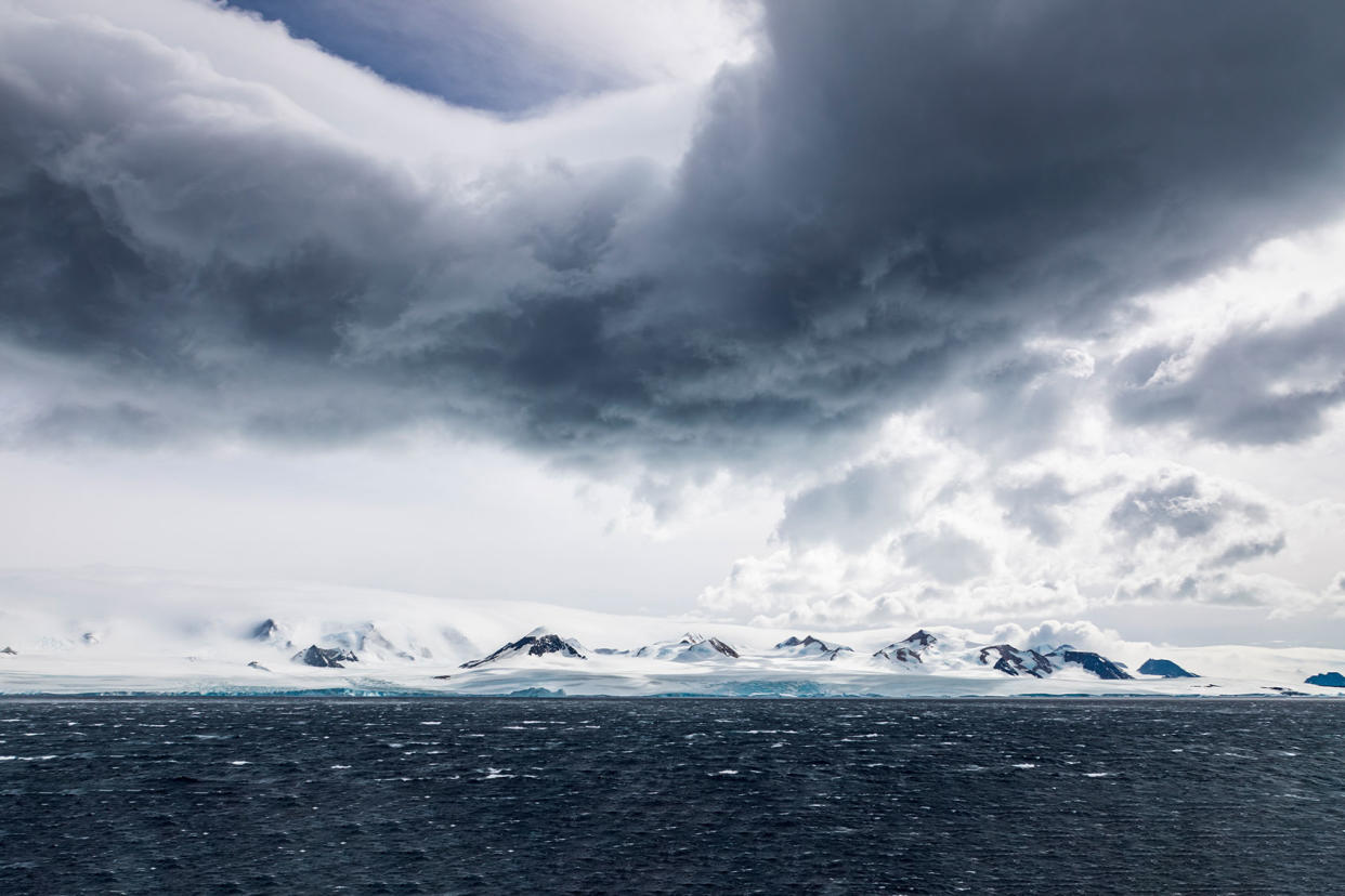 Weddell sea landscape with sopectacular cloud formations, Antarctica Getty Images/Andrew Peacock