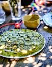 <p>Ce gâteau salé à base de courgettes simplement découpées en cubes et parfumées au basilic, pourrait bien devenir le tube de l’été !</p><p>Découvrir la recette du <a href="https://www.elle.fr/Elle-a-Table/Recettes-de-cuisine/Gateau-de-courgettes-3114695" rel="nofollow noopener" target="_blank" data-ylk="slk:Gâteau de courgettes;elm:context_link;itc:0;sec:content-canvas" class="link ">Gâteau de courgettes</a></p><br>