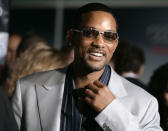 Actor Will Smith arrives at the premiere of "Lions for Lambs" in Los Angeles on Thursday, Nov. 1, 2007. (AP Photo/Matt Sayles)