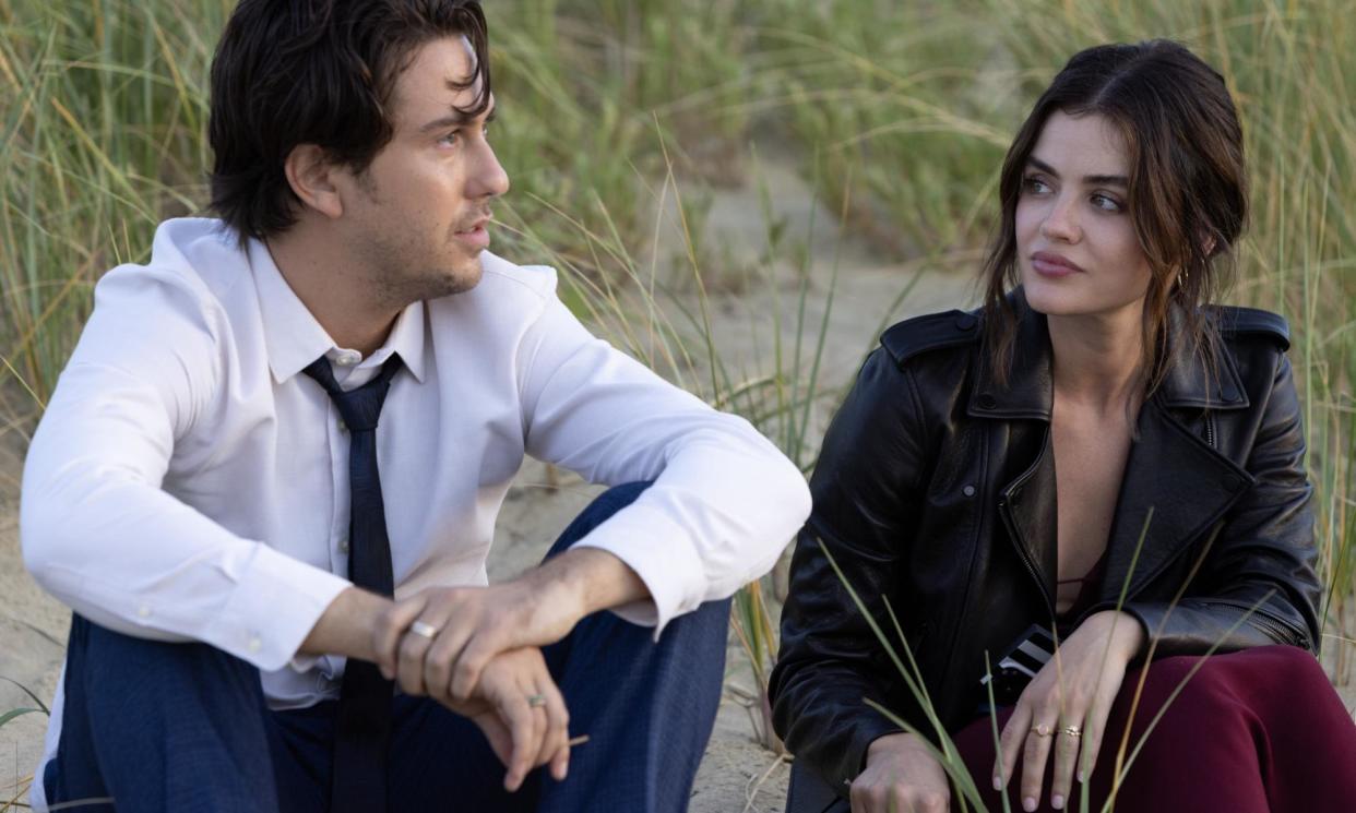 <span>When do we get there? … Nat Wolff and Lucy Hale in Which Brings Me to You.</span><span>Photograph: Signature Entertainment</span>