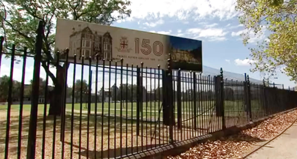 Part of the Prince Alfred College boarding house has been shut down as the private school scrambles to contain the gastro virus. Source: 7 News
