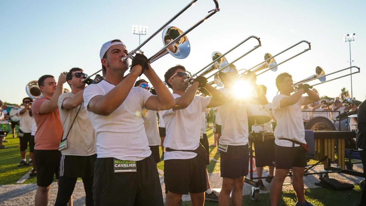 The Cavaliers Drum and Bugle Corps will present a free performance Friday evening at Adrian College's Docking Stadium.