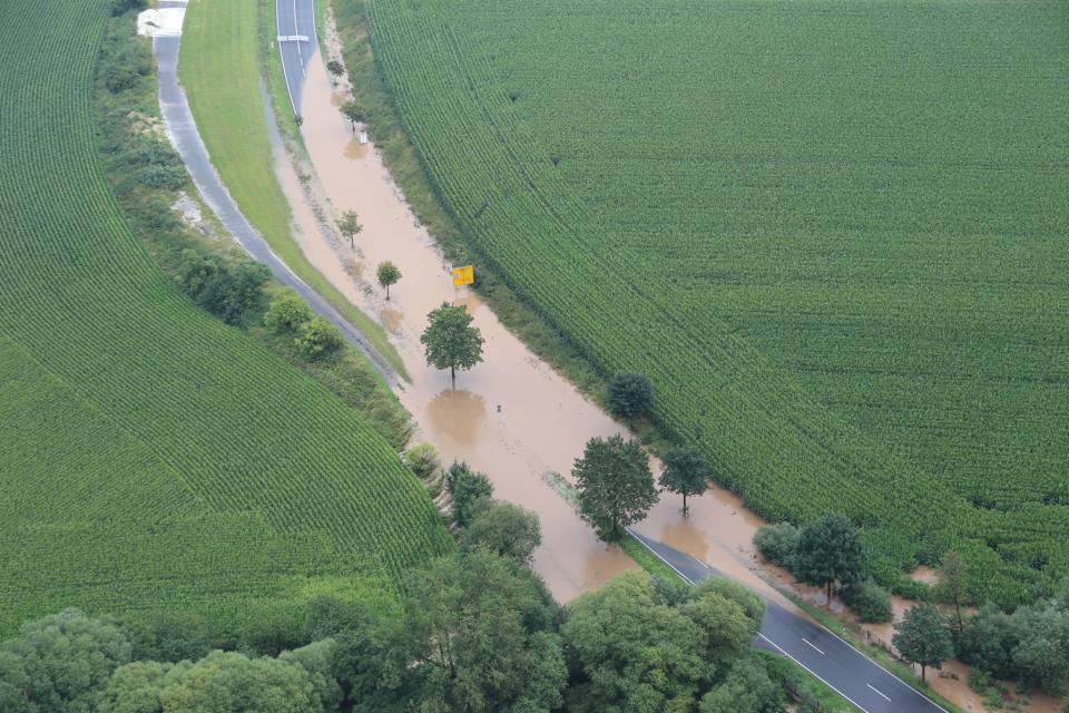 Bundesstraße 248 bei Hahausen (Niedersachsen)