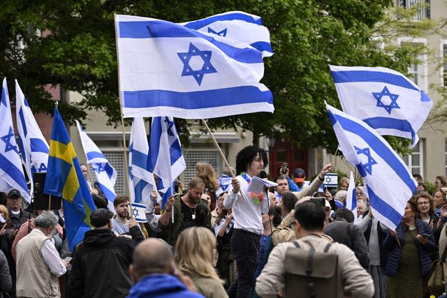 Sweden Israel Palestinians Protests