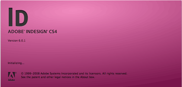 Adobe inDesign for CS4