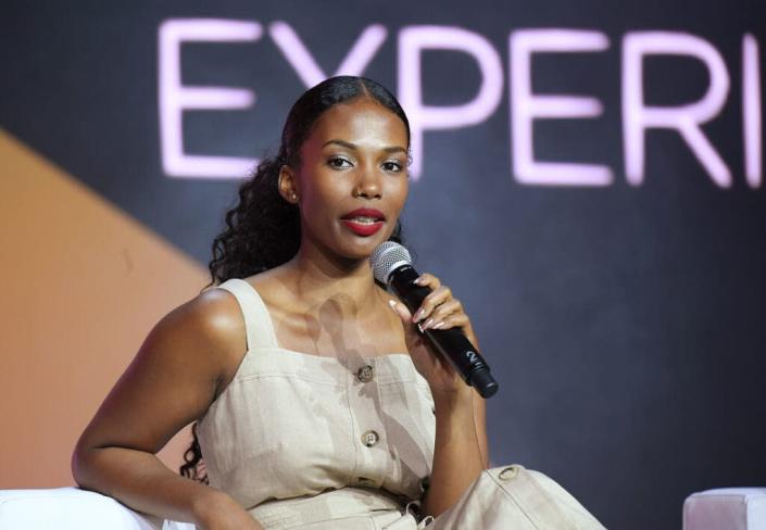 Lip Bar founder Melissa Butler speaks onstage during the 2018 Essence Festival presented by Coca-Cola at Ernest N. Morial Convention Center on July 6, 2018 in New Orleans, Louisiana. (Photo by Paras Griffin/Getty Images for Essence)