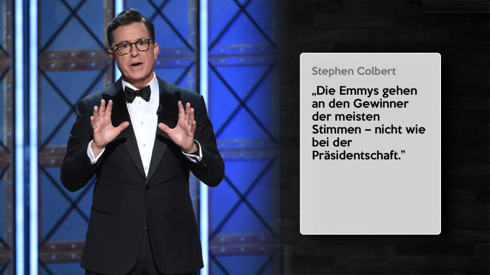 Die besten Trump-Jokes der Emmy-Verleihung
