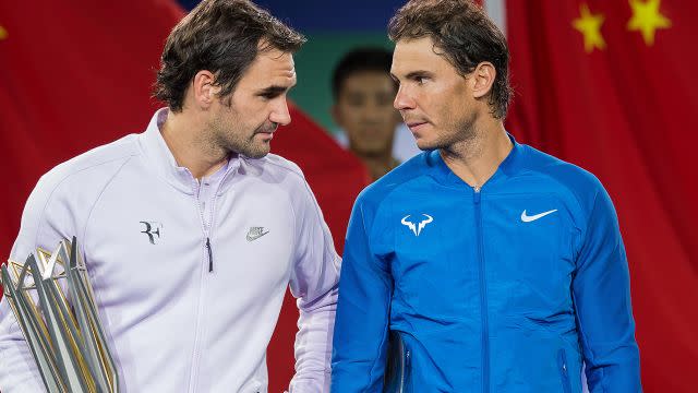 Federer and Nadal. Image: Getty