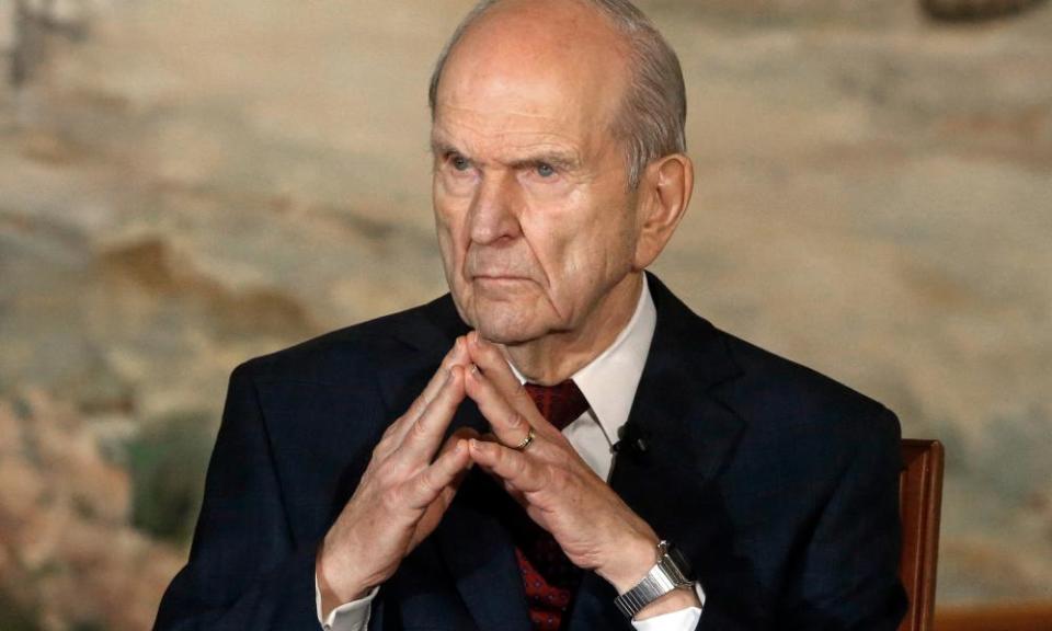 Russell M Nelson, the president of the church.