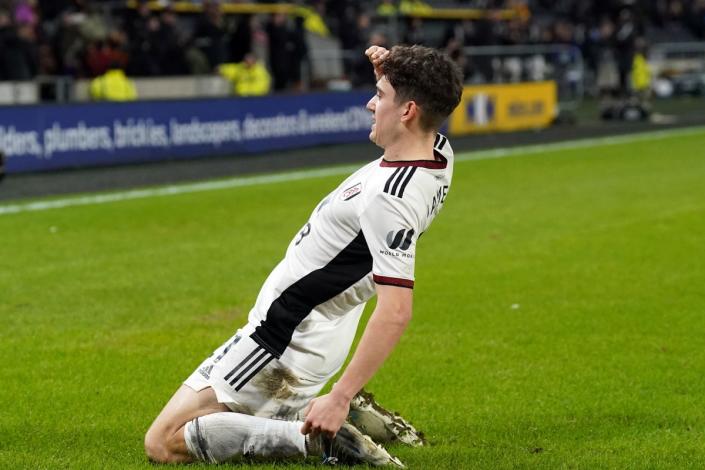 Daniel James scored Fulham’s second (Tim Goode/PA) (PA Wire)