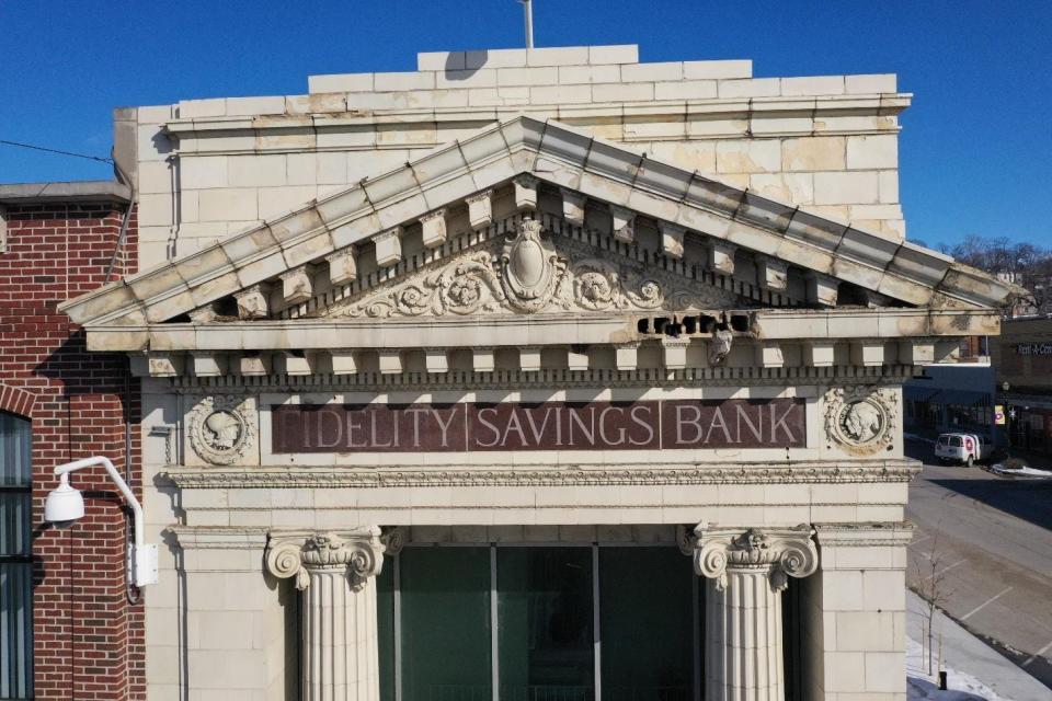 The First National Bank building in Ottumwa.