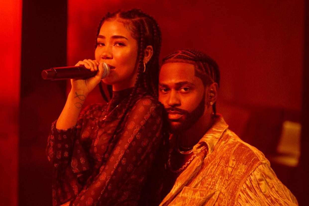 UNSPECIFIED - UNSPECIFIED: In this screengrab released on October 27, (L-R) Jhené Aiko and Big Sean perform for the BET Hip Hop Awards 2020. (Photo by 2020HHA/Getty Images via Getty Images)