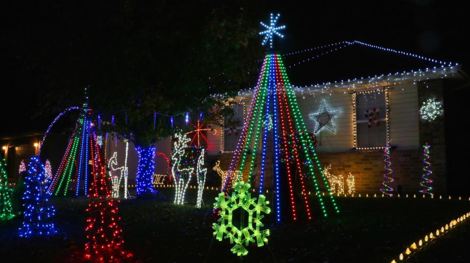 Visitors can tune in to 94.1 FM to catch the music for Cole Underwood's display.