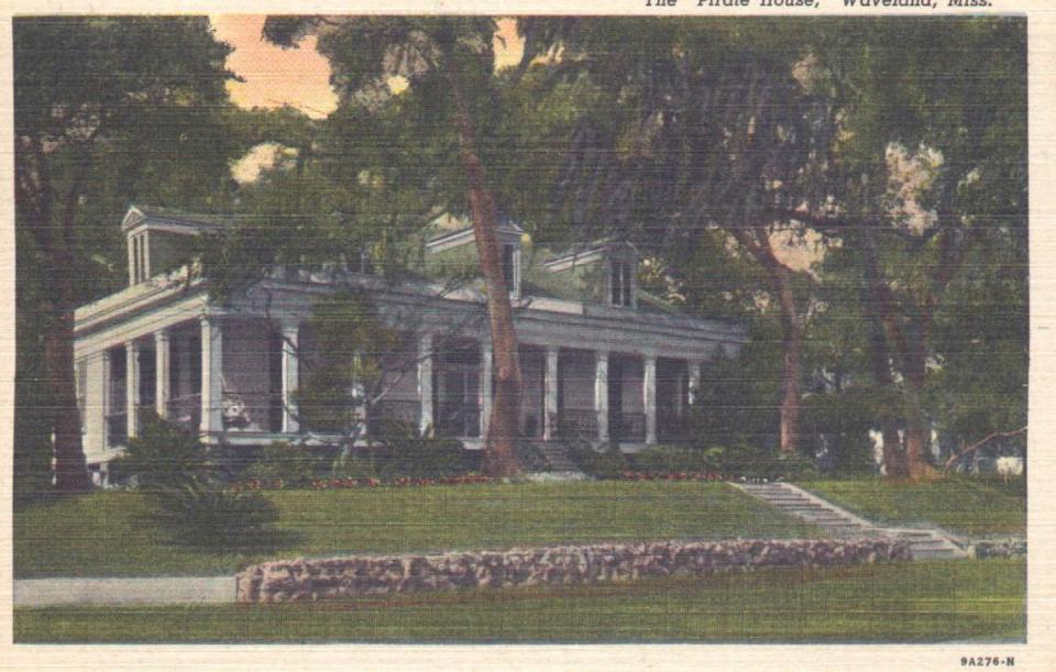 Pirate House, allegedly Jean Lafitte’s home, Waveland Hancock County Historical Society