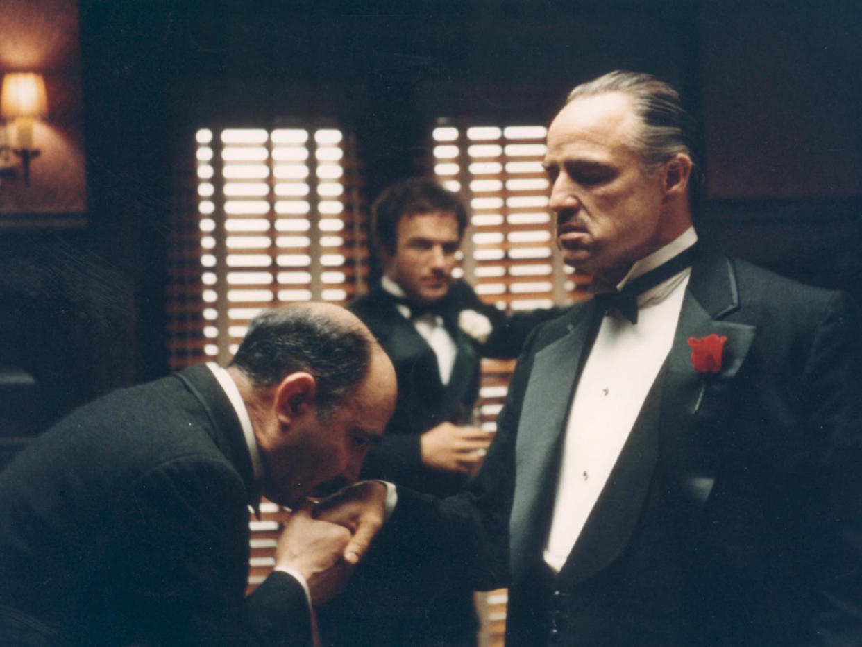 Family affair: Marlon Brando as Vito Corleone in 1972’s ‘The Godfather’ (Rex Features)